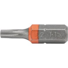 Granit TORX T15 nastavek 1/4 palca 25 mm S2 10 kosov.