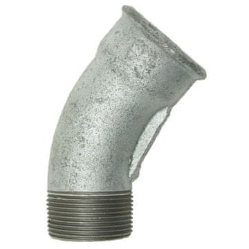 Granit Koleno, pocinkano litoželezno koleno, 45 stopinj, 2 palca, GW, GZ