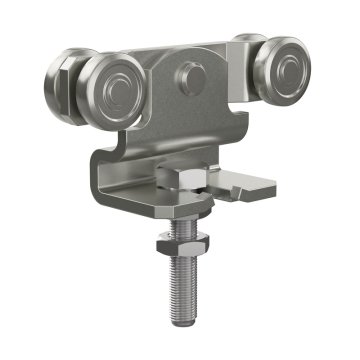 MEA Valjčni mehanizem M16 145x52mm max 200 kg dva para pocinkano jeklo 9244