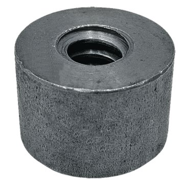 Granit Okrogla matica s trapezoidnim navojem M18x4 Ø36x27mm jeklo DIN 88089