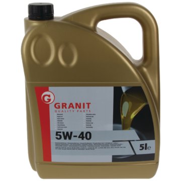 Granit SAE 5W-40, 5 l motorno olje z nizkim trenjem