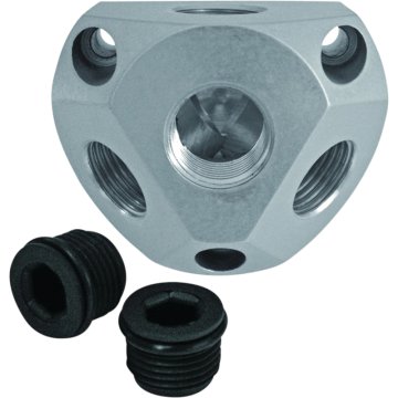 Granit 1/2" aluminijasta vtičnica za distribucijo zraka