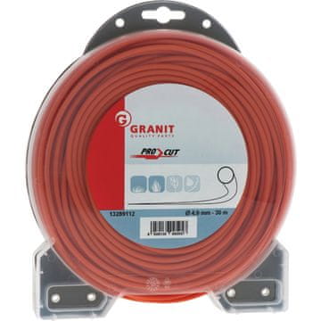 Granit Pro Cut okrogla najlonska rezalna nit, 4,0 mm, 30 m