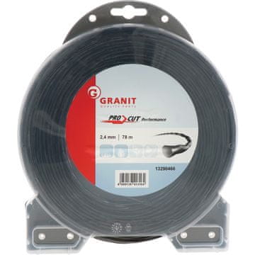 Granit Spiralna najlonska rezalna nit Pro Cut, 2,4 mm, 78 m