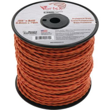DE Vortex aluminijasta najlonska rezalna nit, 3,9 mm, 76 m