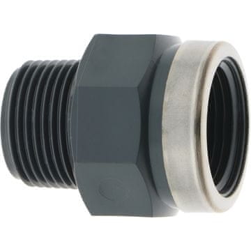 Granit PVC-U redukcijski priključek za kapljično cev 1 1/2"→3/4" palca 0100203