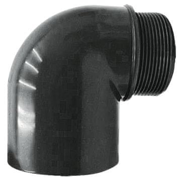 Granit PVC-U kotni priključek 90 stopinj, notranji premer 10 barov, kapalna cev 2", 0110147