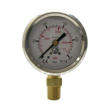 Granit Manometer, 0-250 barov, premer 40 mm, nerjaveče jeklo