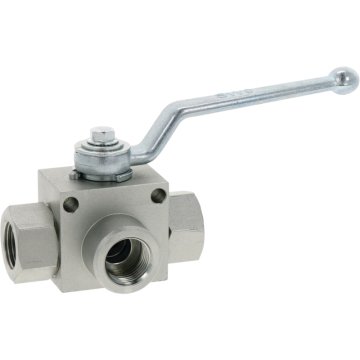 Granit 3-potni kroglični ventil BKR-3T-DN 10 G3/8" 100L