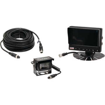 Granit Komplet video sistema, 5-palčni monitor, kamera, kot 130 stopinj, 10–32 V, L=20 m, IP69K