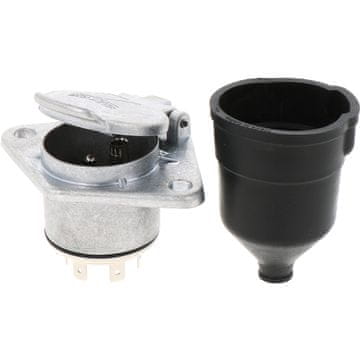 ERICH JAEGER Aluminijasta vtičnica, 7-pinski električni konektor 12V 16A 1,5 mm2