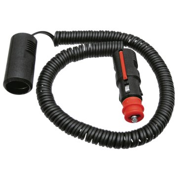 Granit Adapter, spiralni kabel, 2-pinska vtičnica, 6–24 V, 3 m, presek 0,75 mm2, ISO 4165