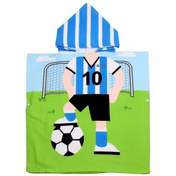 Nogometni otroški pončo za plažo paket 1 kos