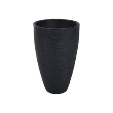 ProGarden Cvetlični lonec KO-Y54192100 Rebrast cvetlični lonec 28 x 43 cm antraciten