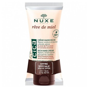 Komplet kreme za roke Rêve De Miel Cica (bogata krema za roke) 2 x 50 ml
