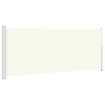 Vidaxl Zložljiva stranska tenda za teraso 200x514 cm krem