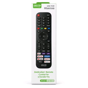 Green Lyca Hisense daljinec, TV pilot za Hisense televizorje