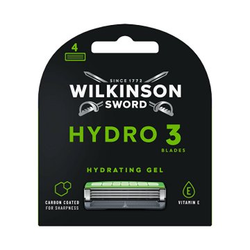 Wilkinson Sword Nadomestne glave Hydro 3 Black Edition 4 kosi