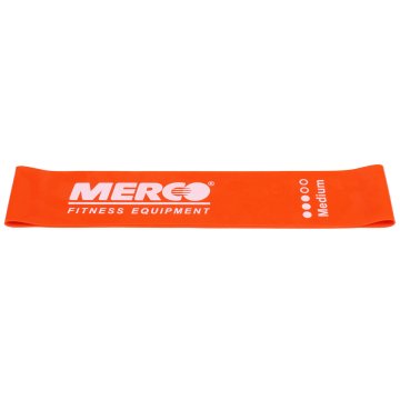 Merco Mini Band fitnes guma oranžna različica 32861