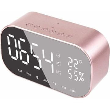 Akai Radijska budilka ABTS-S2, pink