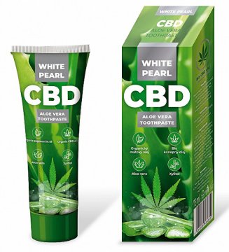 Belilna zobna pasta CBD Aloe Vera (belilna zobna pasta) 75 ml