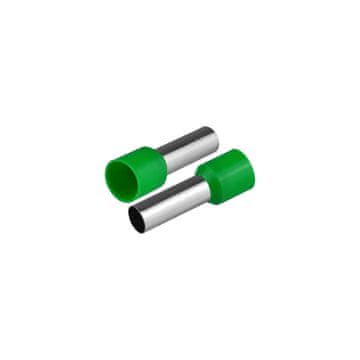 slomart PLASTROL izolirana tulka 1x16mm², dolžina 28,2mm, zelena, 20 kosov