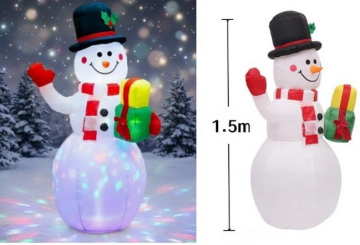 slomart ATL DA798 Napihljiv snežak LED 150cm