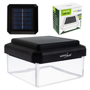 LAMPA GreenBlue GB128 WW Solarna LED svetilka na drog 100x100mm, topla bela (3200K)