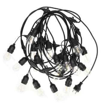 slomart Dedra L3001 Vrtna girlanda 10m, 20 LED žarnic, 220V