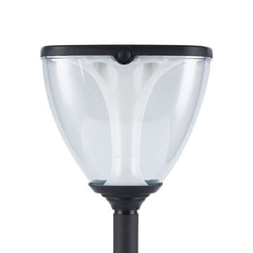 LAMPA PLASTROL SUNARI FLS-98 Solarna vrtna svetilka, moderni drog, PIR senzor