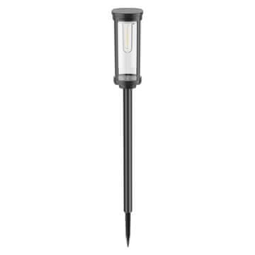 LAMPA PLASTROL SUNARI FLS-97 Solarna vrtna svetilka, klasični drog, 3000K