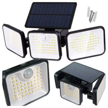 LAMPA Izoxis 26875 - Solarna LED svetilka 180 LED z zaznavalom gibanja in mraka