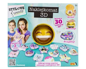slomart EPEE Komplet Naklejkomat 3D - ustvari lastne nalepke