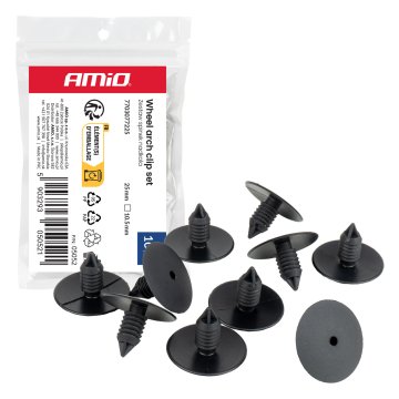 slomart AMiO Zatiki za blatnik, 25 mm / 10.5 mm, 10 kosov