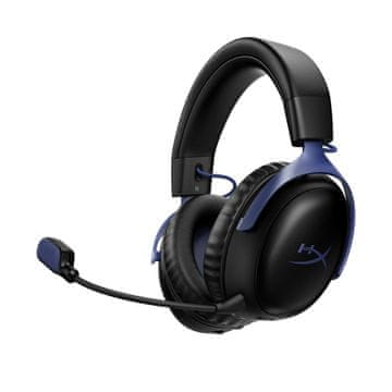 slomart HyperX Cloud III S Gaming slušalke, brezžične, črno-modre
