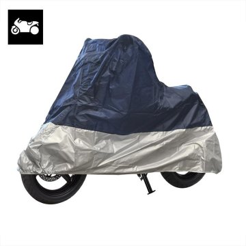 Northix Prevleka za motor XL modra/srebrna