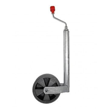 Northix AL-KO Jockey wheel Plus Ø48 mm plastično platišče polna guma pnevmatika 215 x 65 mm 150 kg