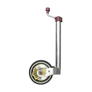 Northix AL-KO Jockey kolo Premium s krogličnim manometrom Ø48 mm pnevmatika iz polne gume 230 x 80 mm 300 kg