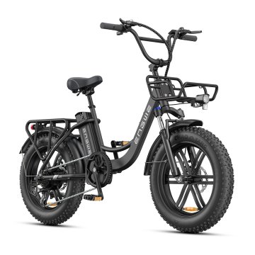 Engwe L20 Boost zložljivo električno kolo motor 250 w baterija 48 v 13 ah navor 75 nm najvišja hitrost 25 km/h pnevmatike 20x4.0 doseg do 120 km mehanske zavore