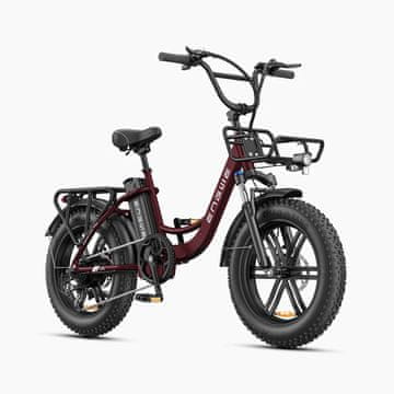 Engwe L20 Boost zložljivo električno kolo motor 250 w baterija 48 v 13 ah navor 75 nm najvišja hitrost 25 km/h pnevmatike 20x4.0 doseg do 120 km mehanske zavore