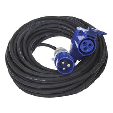 Northix CEE podaljšek 10M s CEE kotnim konektorjem + Schuko vtičnica 3x1,5 mm²