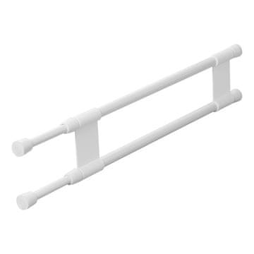 Northix Dvojna omarna palica raztegljiva 41-71cm