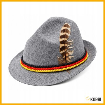 Korbi Bavarski klobuk za Oktoberfest – klobuk za kostum