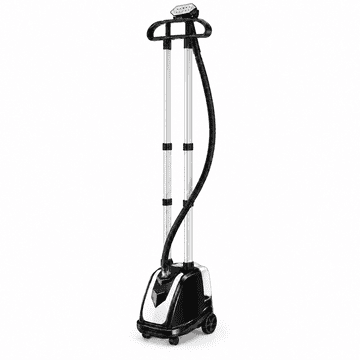 Dollcini Stoječi parni likalnik 2200 W s 3,5 l rezervoarjem črn