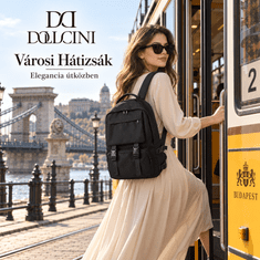Dollcini Nahrbtnik za prenosnik iz najlona črna