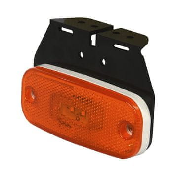 Northix Stranska luč 10 30V oranžna 110x45mm LED z držalom