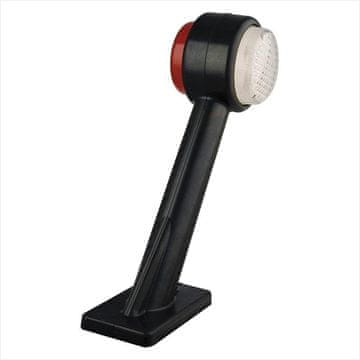 Northix Gabaritna svetilka 12 24V rdeča bela 166x193mm LED desna