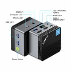 GMKtec računalnik mini PC G5S Intel N5095 8GB RAM 128GB NucBox