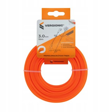 ER4 Rezalna nit 3,0 mm × 15 m, kvadratna, za kosilnico, trpežna, ostra