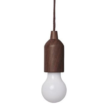 Northix Retro svetilka z motivom lesa z vrvico 90 cm